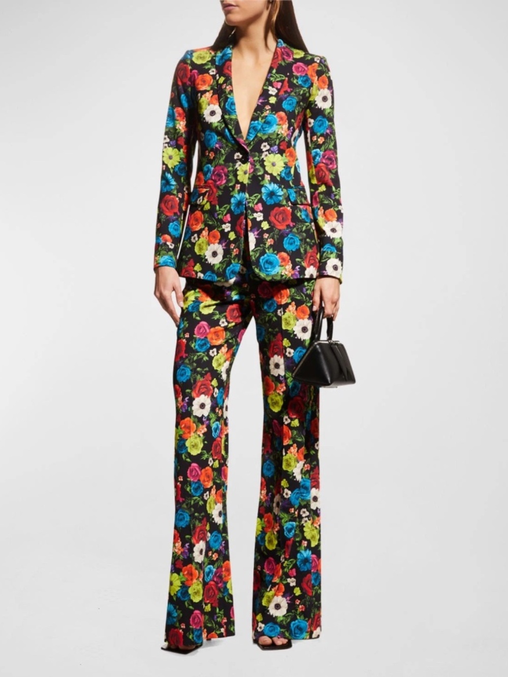 Alice + Olivia Macey Floral Blazer size 0 - Picture 4 of 12